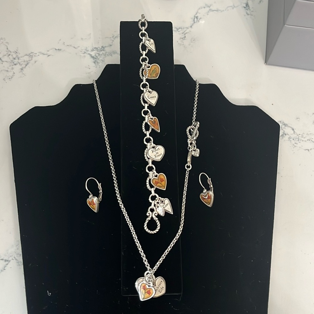 Brighton Piccadilly Set 💖 Necklace Bracelet & Eartings